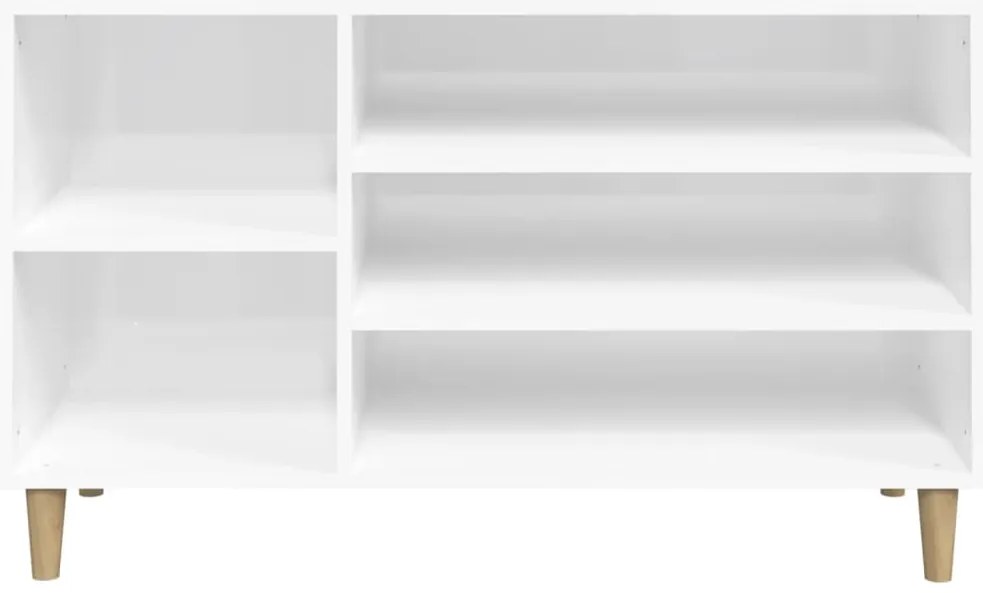 Sapateira 102x36x60 cm derivados de madeira branco brilhante