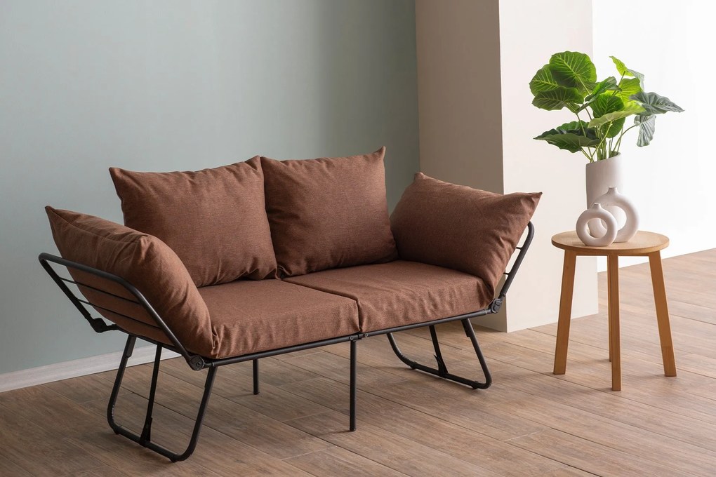 ****

Sofá-Cama de 2 Lugares Viper – Castanho Claro – 150 cm x 78 cm x