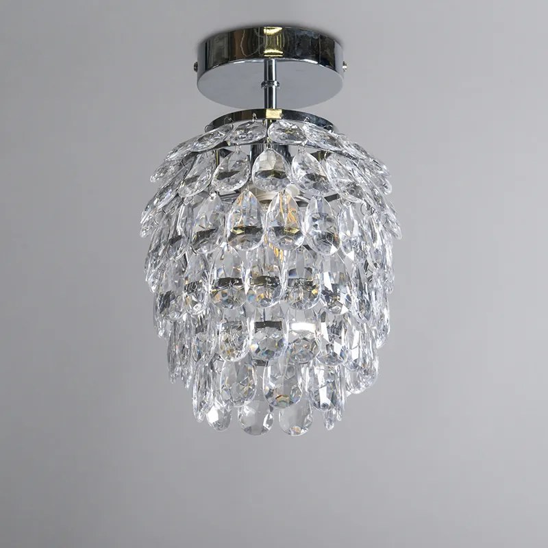 Candeeiro de suspensão Art Déco em aço 19 cm regulável - Bling Art Deco