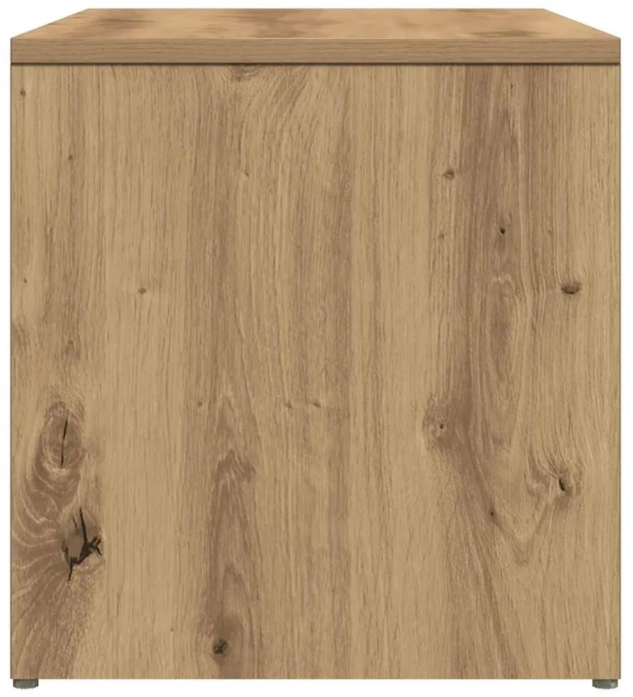 Mesa de apoio 59x36x38 cm derivados madeira carvalho artisiano