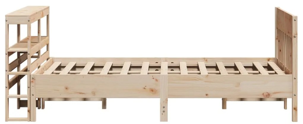 Cama sem colchão 120x190 cm madeira de pinho maciça