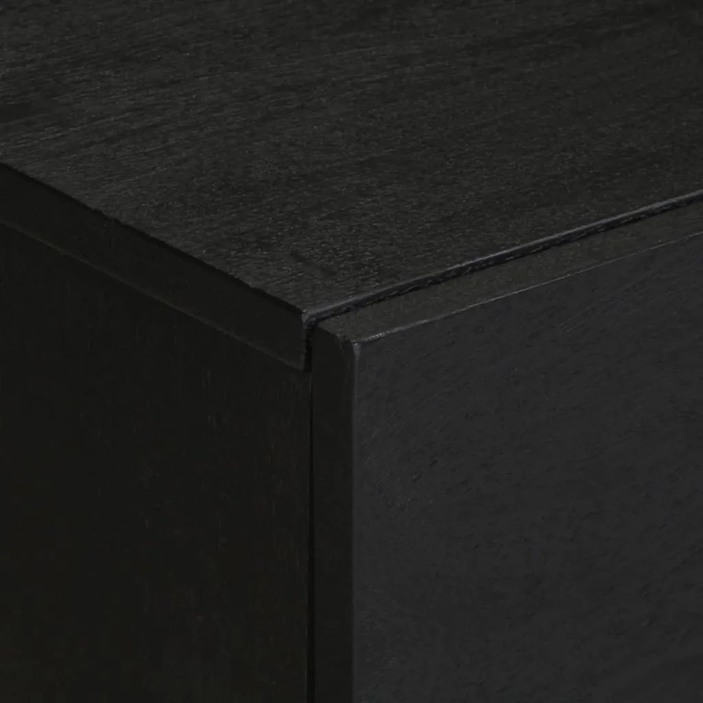 Mesa de cabeceira 50x33x60 cm derivados de madeira preto