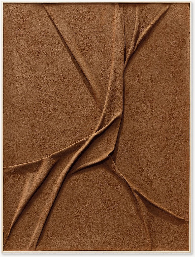 Quadroem tela pintada à mão Leather