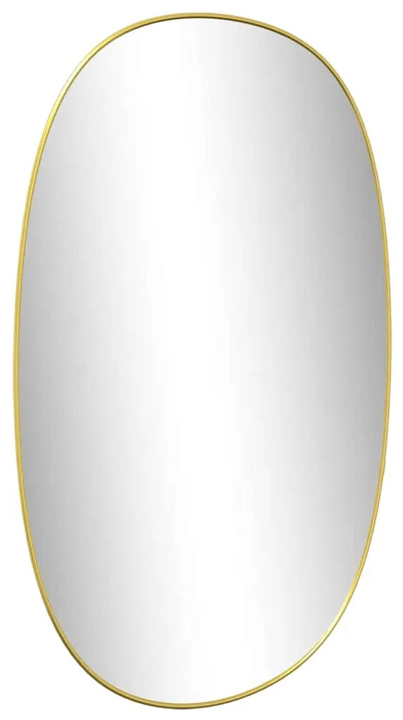 Espelho de parede 70x45 cm dourado
