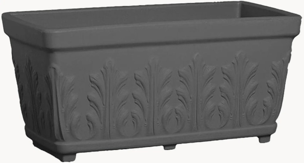 Vaso para exterior Cassetta Fogliata, Alt 27 cm