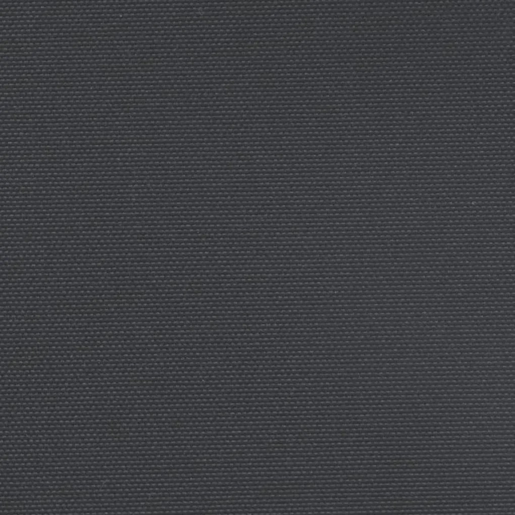 Toldo lateral retrátil 140x1200 cm preto