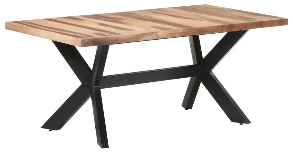 Mesa de jantar 180x90x75 cm madeira maciça c/ acabamento a mel