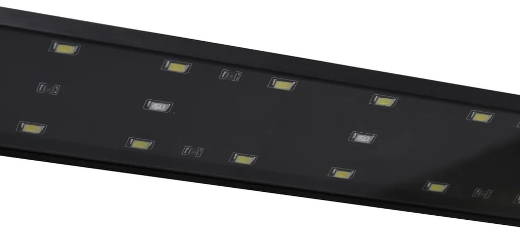 Lâmpada de aquário LED com braçadeira 35-55 cm azul e branco