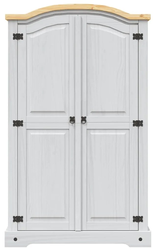 Roupeiro Corona Range pinho mexicano com 2 portas branco