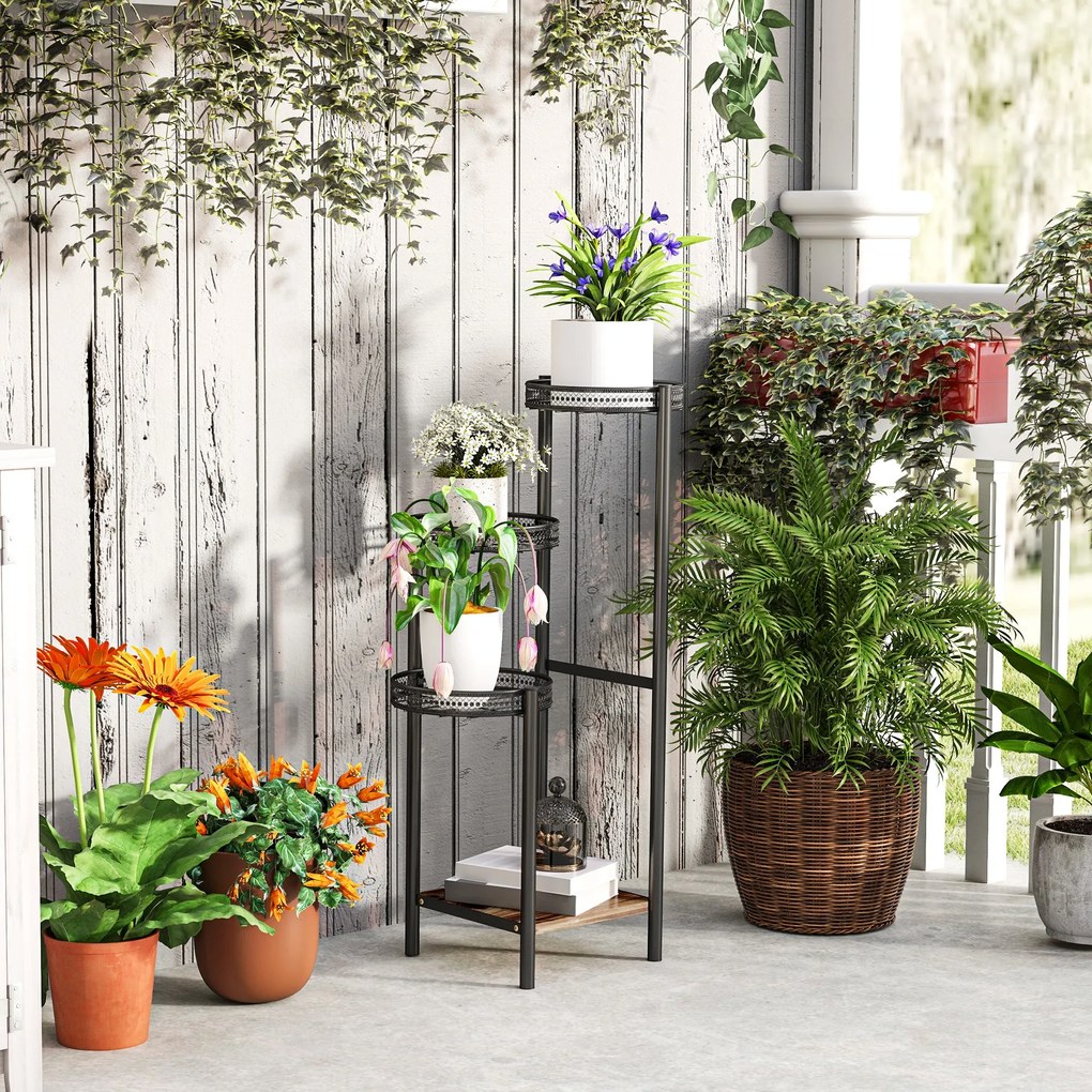 Suporte para Plantas de 4 Níveis Suporte de Aço pata Plantas de Interi