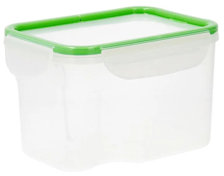 Lancheira Hermética Quid Greenery 1,8 L Transparente Plástico (pack 4x)