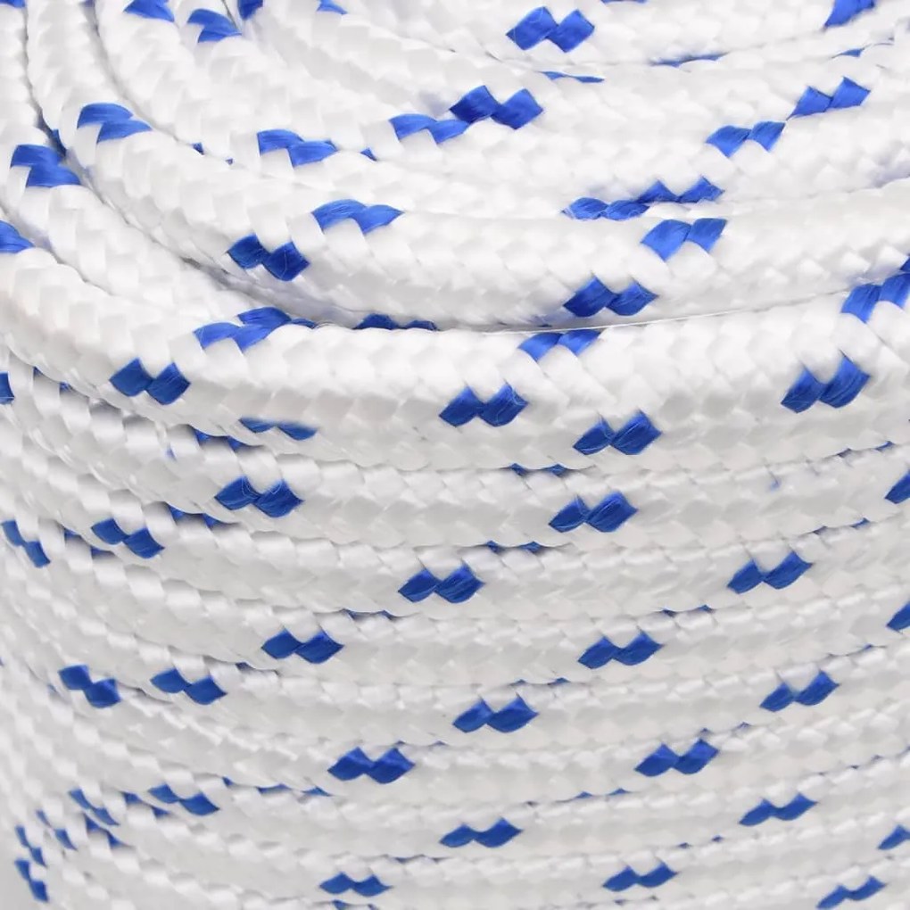 Corda de barco 16 mm 25 m polipropileno branco