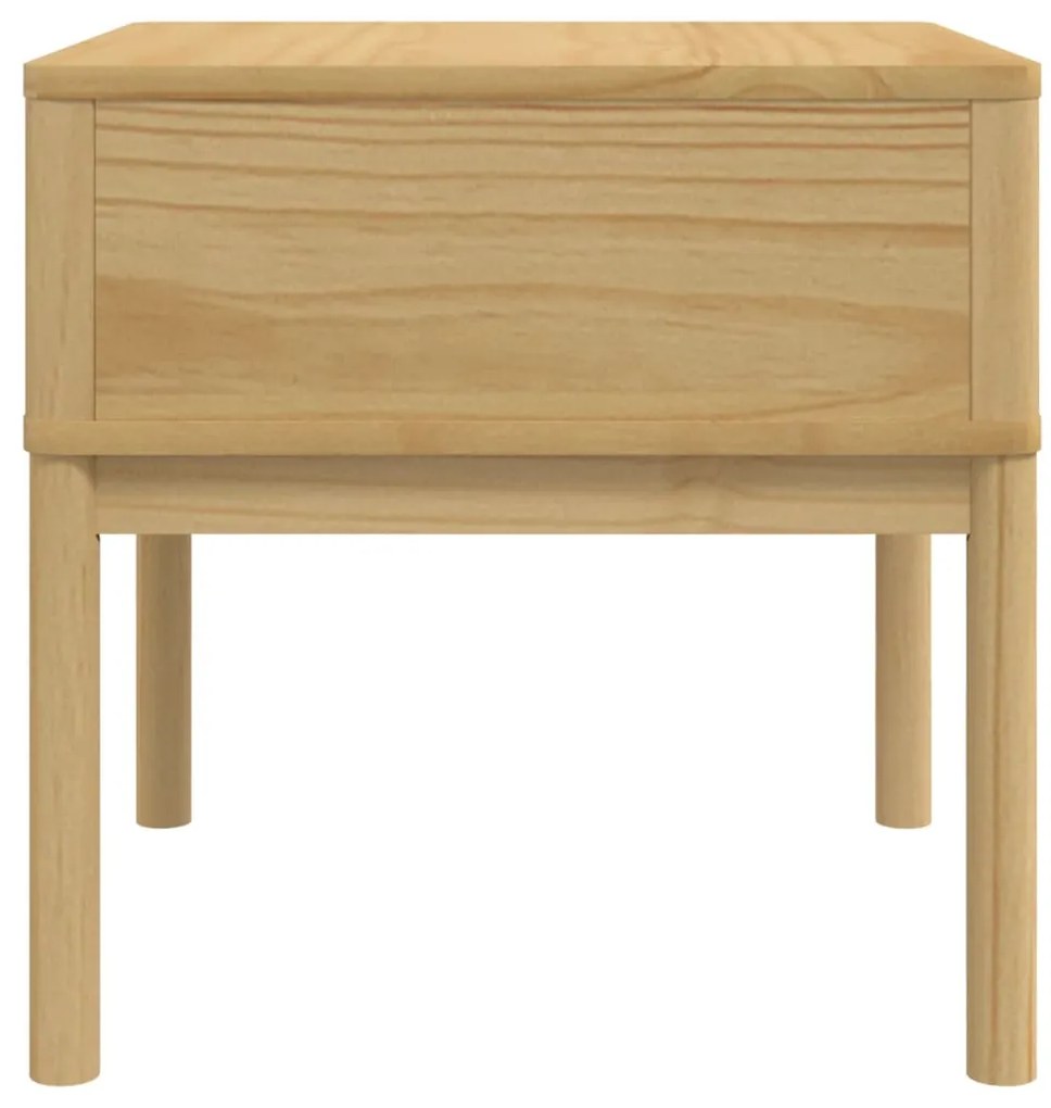 Mesa para candeeiro FLORO 55x55x54 cm pinho maciço castanho mel