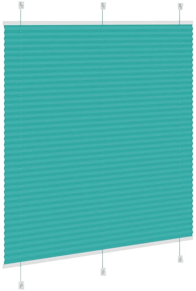 Plissado Cego Gasolina verde 120x150 cm Largura Tecido 119,4 cm