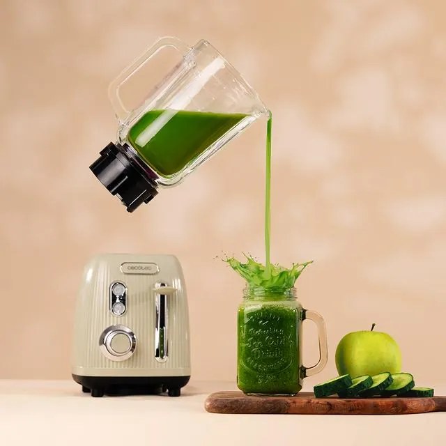 Liquidificador Power Black Titanium RetroGreen