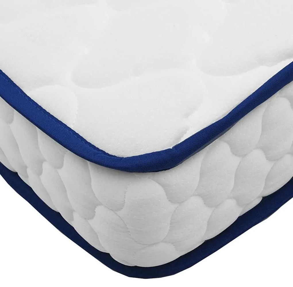 Colchão de espuma de memória 80x200x17 cm branco