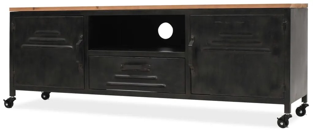 vidaXL Móvel de TV 120x30x43 cm preto
