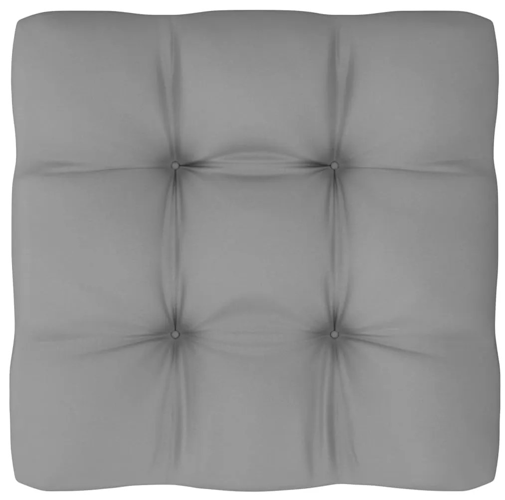 10 pcs conjunto lounge de jardim c/ almofadões pinho maciço