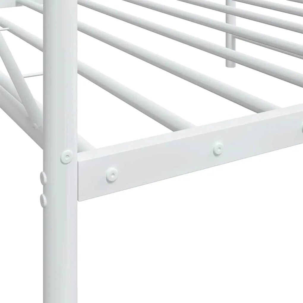 Cama de Dia sem Colchão 100x200 cm aço branco