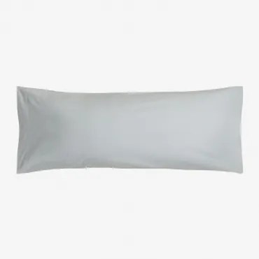 Fronha Agassi De Algodão Percal 180 Fios Azul Cielo & 45 X 100 Cm - Sklum
