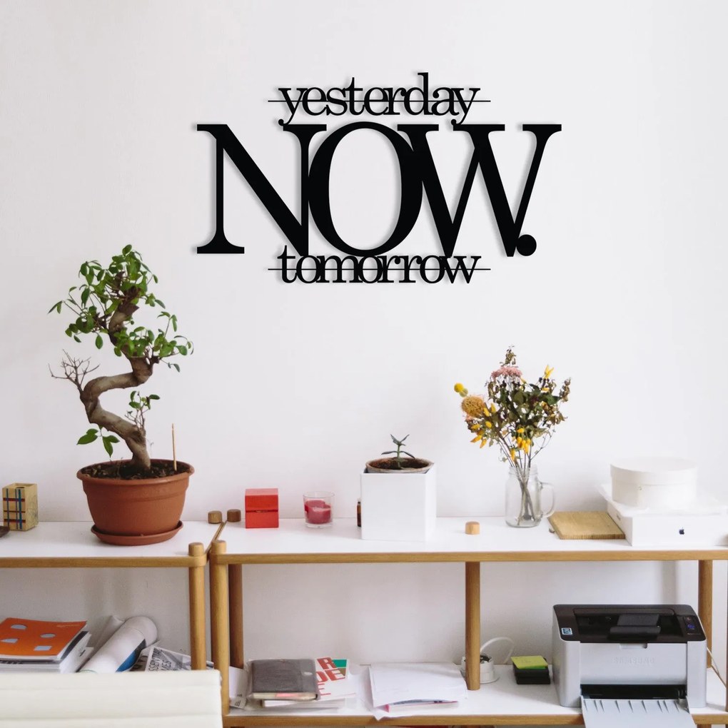 Acessório Decorativo de Parede Now – Preto – 52 x 30 cm