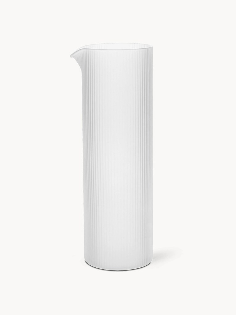 Jarro artesanal com padrão em relevo Ripple, 1.1 L