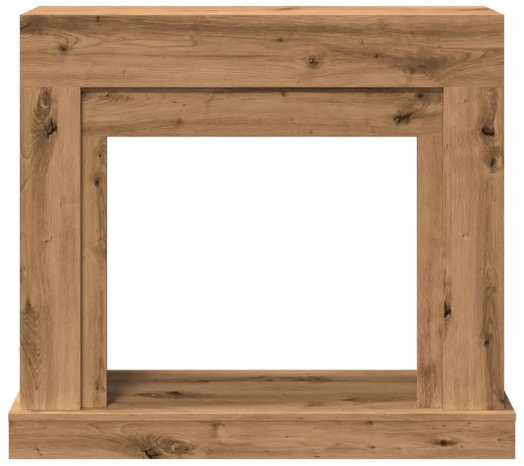 Cornija lareira 100x30x87,5cm deriv. madeira carvalho artisiano