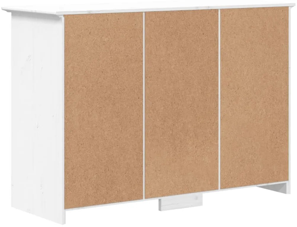 Aparador BODO 115,5x44x80 cm madeira de pinho maciça branco