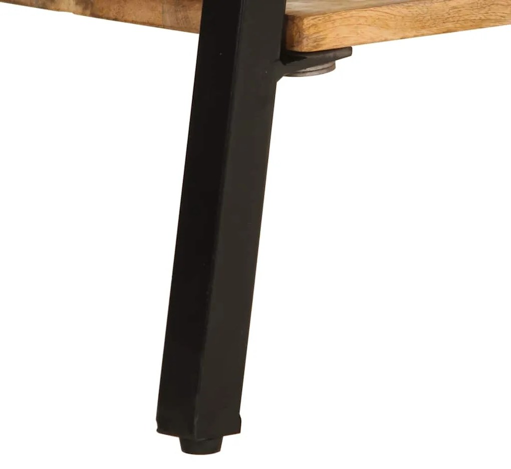 Mesa consola 110x30x75 cm madeira de mangueira maciça
