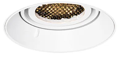 Foco embutido moderno branco GU10 redondo sem moldura - Oneon Honey Moderno