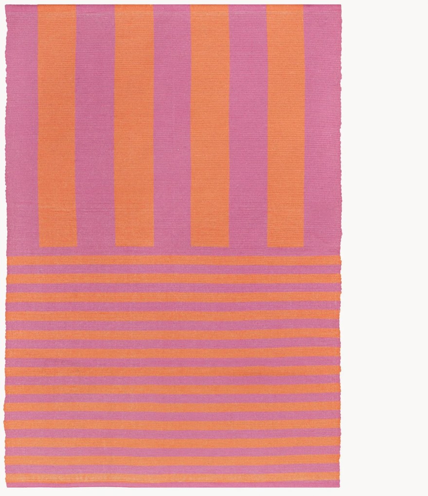 Tapete de exterior em tecido plano Deck Stripe