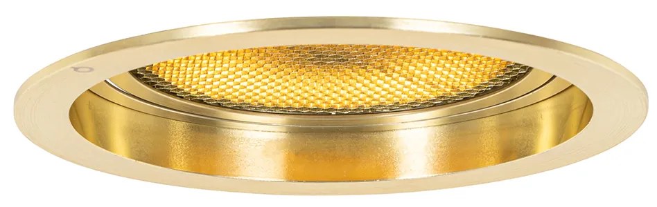 Foco embutido moderno dourado ajustável - Coop 111 Honey Moderno