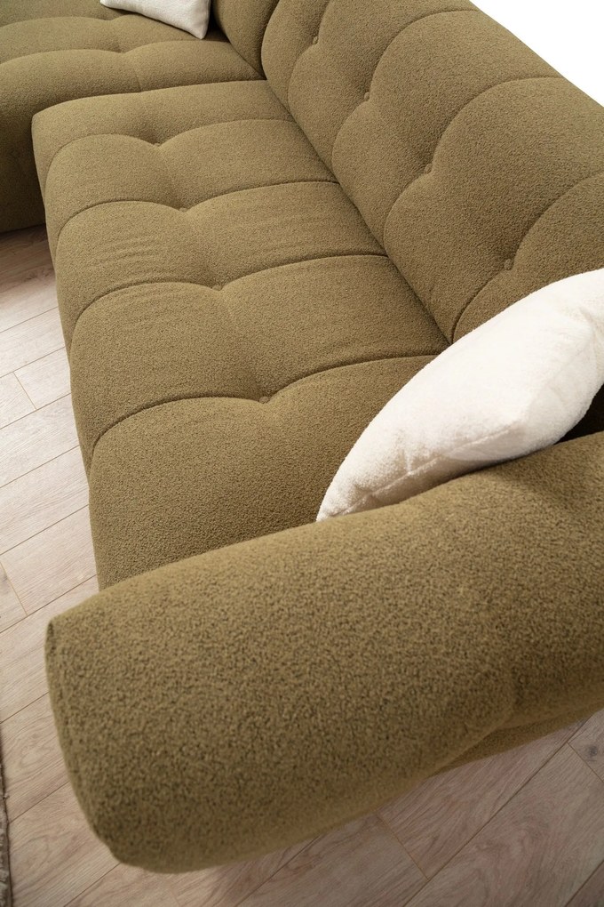 Sofá de Canto Cady – Khaki – 300 x 150 cm