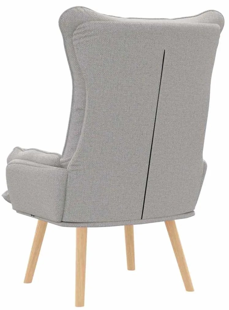 Poltrona Relaxante vidaXL Cinza Nuvem