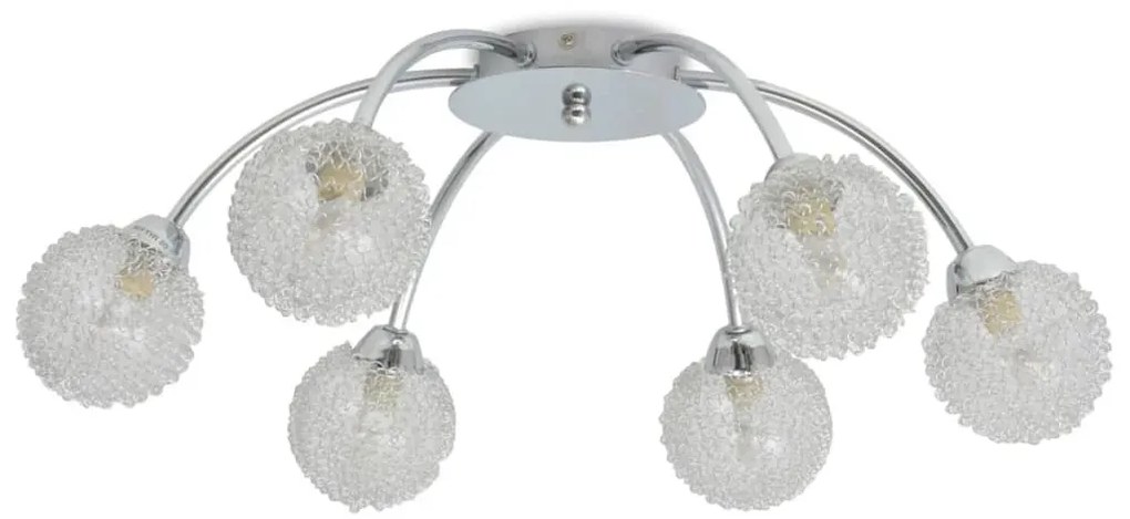 Candeeiro de teto com 6 lâmpadas LED G9 240 W