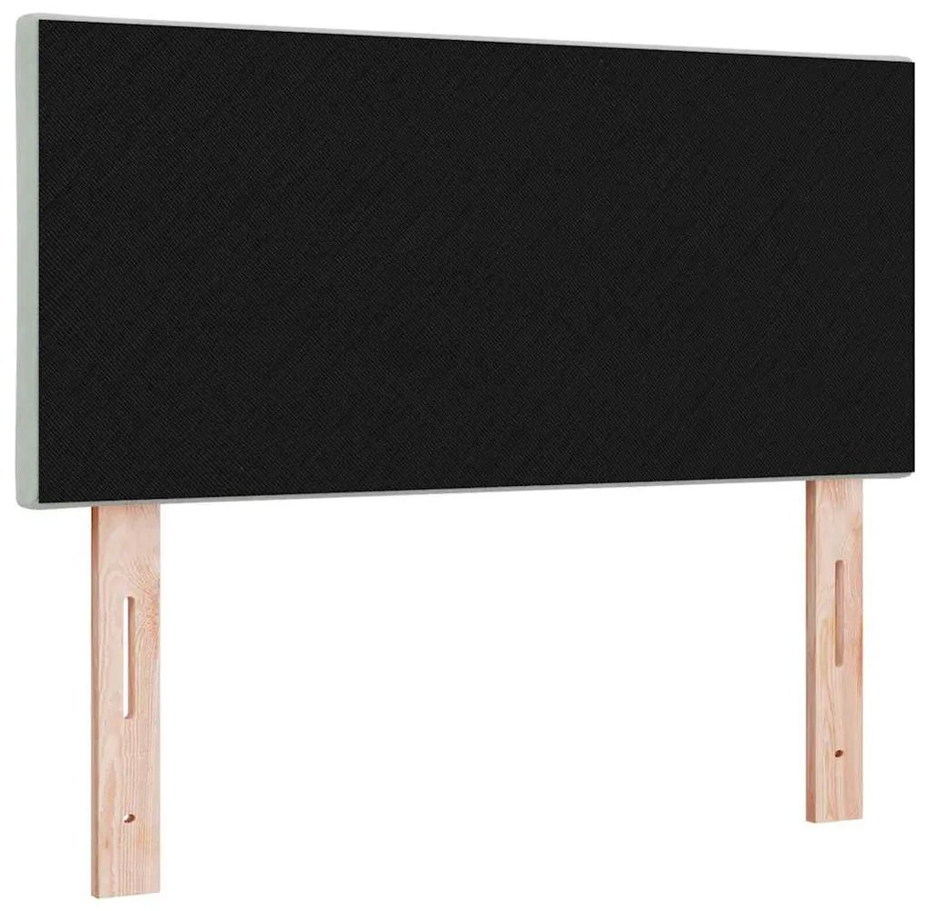 Cabeceira LED - Design de blocos de diamante, cinza claro, 90 cm, velu