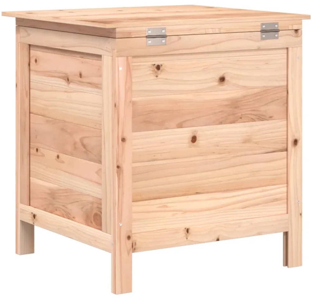 Caixa de arrumação para jardim 50x49x56,5 cm abeto maciço