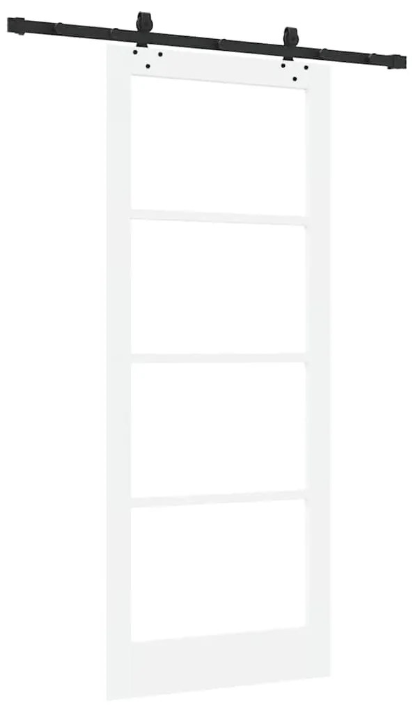 Porta Deslizante vidaXL com Conjunto de Acessórios Branco 86x211 cm Ma