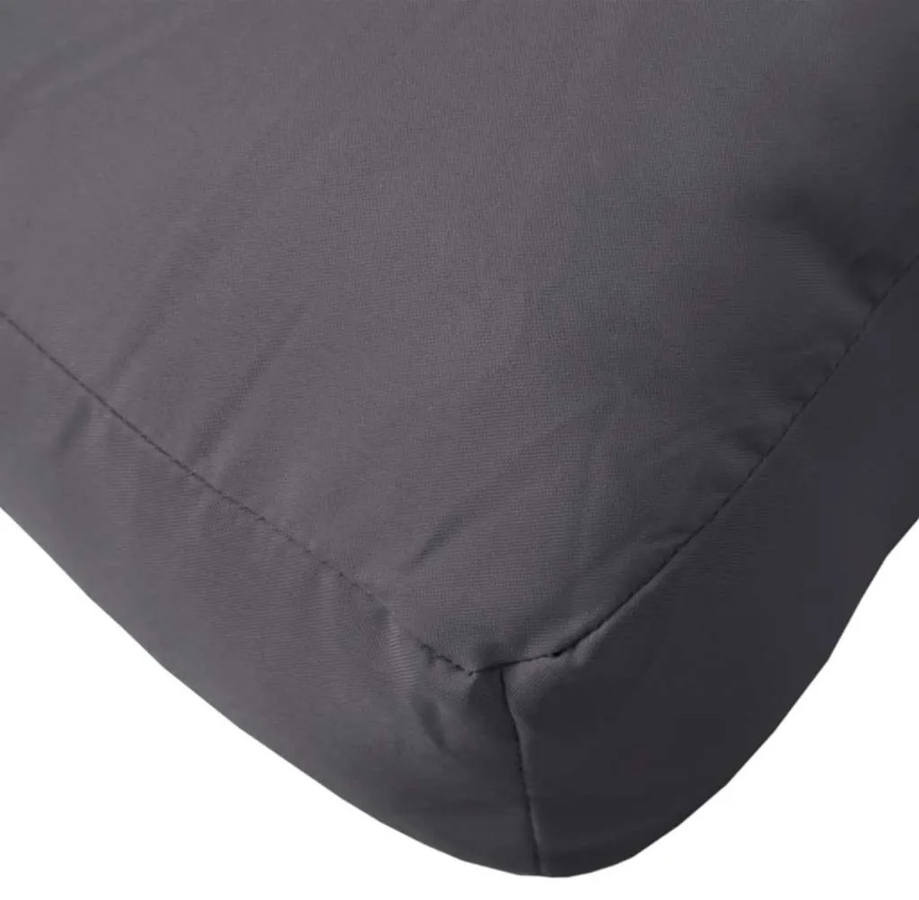 Almofadões de paletes 2 pcs tecido oxford antracite