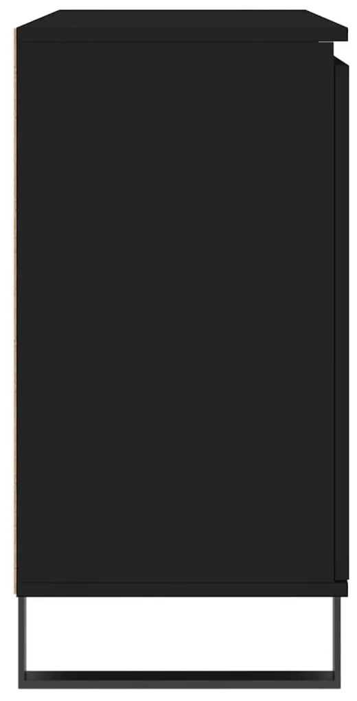 Aparador 104x35x70 cm derivados de madeira preto
