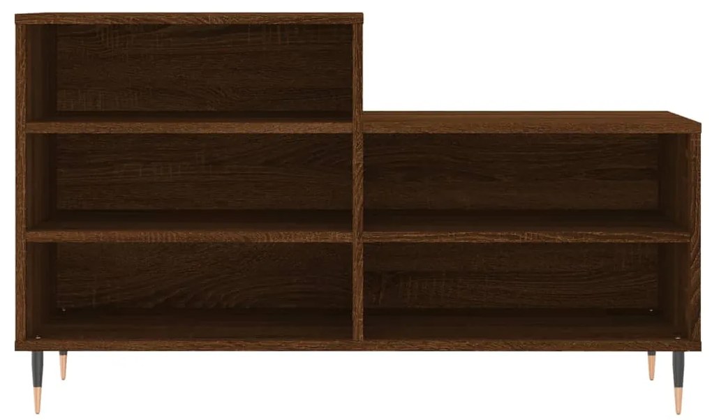 Sapateira 102x36x60 cm derivados de madeira carvalho castanho
