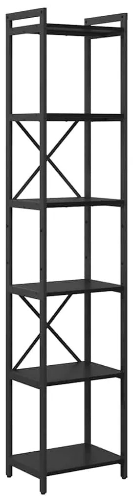 Estante Carvalho preto 40 x 30 x 188 cm Madeira processada