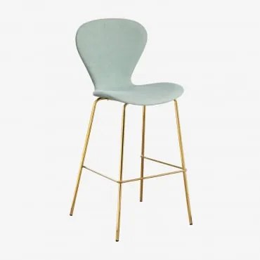 Pacote Com 4 Bancos Altos Uit ↑75 Cm & Dourado & Tecido Tropa & Tela - Sklum
