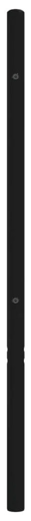 Cabeceira de cama 75 cm metal preto