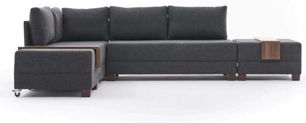Sofá-Cama de Canto Fly – Antracite – 210x70x280 cm