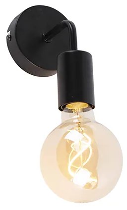 Candeeiro de parede moderno preto 15,5 cm - Facile
