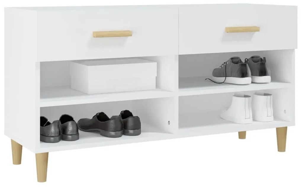 Sapateira 102x35x55 cm derivados de madeira branco