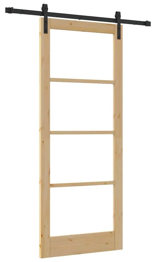 Porta Deslizante vidaXL com Ferragens 'ORKDAL'86x211 cm