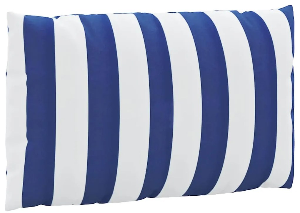Almofadões p/ paletes 2 pcs tecido oxford riscas azul/branco