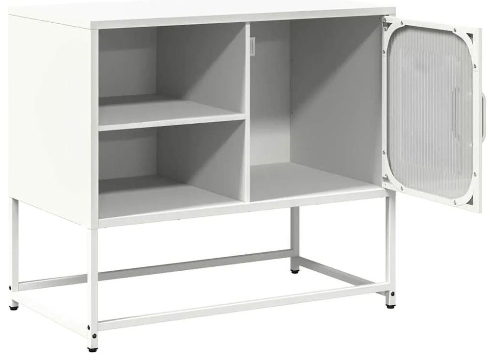 Móvel de TV 68x39x60,5 cm aço branco